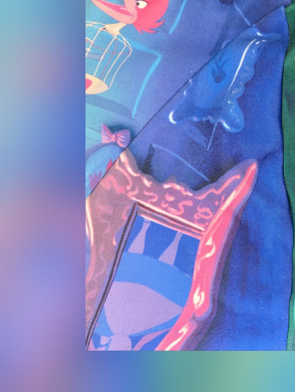 Blackmilk Alice In Wonderland Skirt - Picture 4 of 5